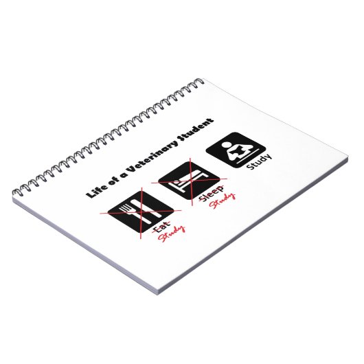 La vie d'un carnet d'étudiant de vétérinaire (Côté gauche)