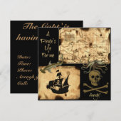 La vie d'un pirate pour moi Carte du trésor des Ca (Devant / Derrière)