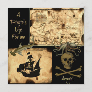 La vie d'un pirate pour moi Carte du trésor des Ca
