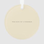 La vie d'un pompier Vintage Lithographe Noël (dos)