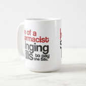 La vie d'une tasse de café de pharmacien (rouge) (Devant gauche)