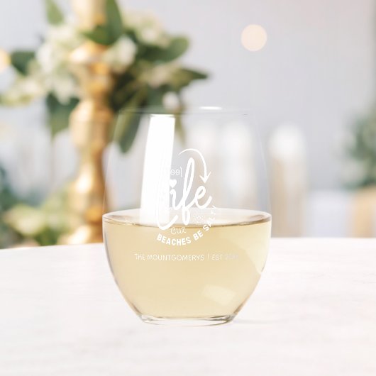 La vie en piscine est meilleure Verre sans pierre (Insitu (Mariage))