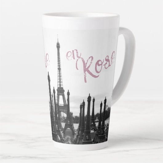 La Vie en Roos Paris Eiffeltoren latte mok (Rechterhoek)
