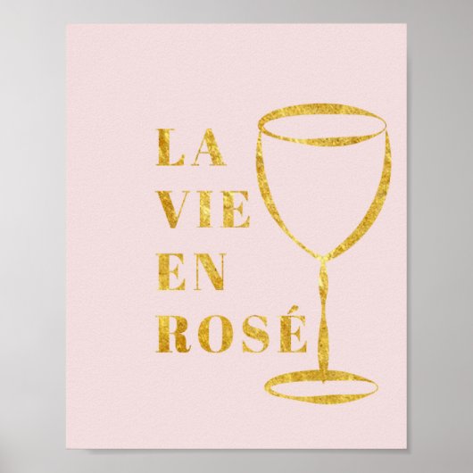 La Vie en Roos Poster (Voorkant)