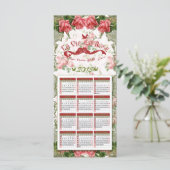 La Vie En Rose - Calendrier, Carte postale, Signet (Debout devant)