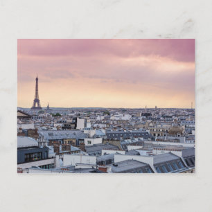 La Vie En Rose Paris Tour Eiffel Carte postale
