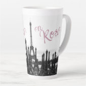 La Vie en Rose Paris Tour Eiffel tasse latte (Angle droit)