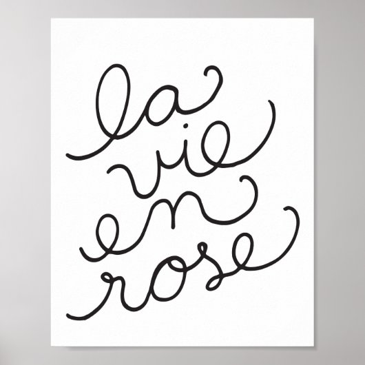 La Vie En Rose - Poster (Devant)