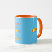 LA VIE est AMOUR Mug (Devant droit)
