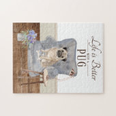 La Vie Est Avec Un Puzzle Carlin (Horizontal)