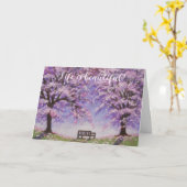 La vie est belle carte de voeux de retraite (Fleur jaune)