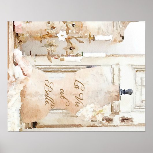 La Vie est Belle Poster (Voorkant)