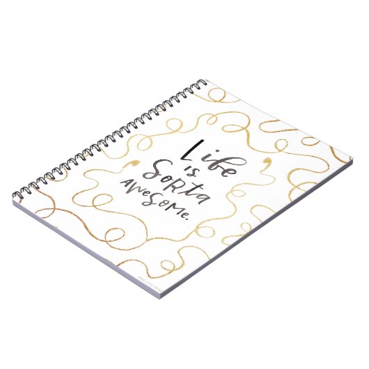 La vie est carnet de notes à spirale (Côté gauche)