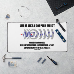 La vie est comme un effet Doppler arrivant par vag