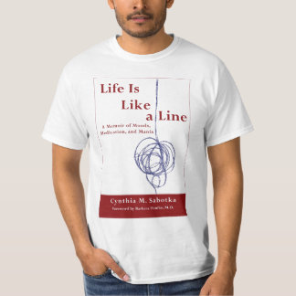 La vie est comme une ligne T-shirts