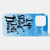 La vie est courte Dansons Coque-Mate coque iphone (Verso (horizontal))