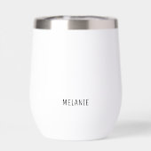 La vie est courte et le monde est large Voyage Mug (Arrière)