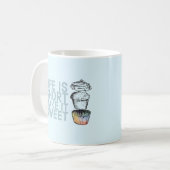 La vie est courte, faites-le doux Cupcake Mug (Devant gauche)