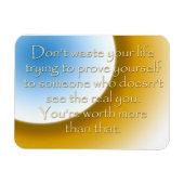 La vie est de courts Magnets par MDillon Designs (Horizontal)