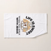 La vie est douce avec Jésus - Christian Faith Tea  (Serviette à main)