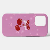 La vie est douce - Cerise rose Shimmer Coque 🍒 ✨ (Verso (horizontal))