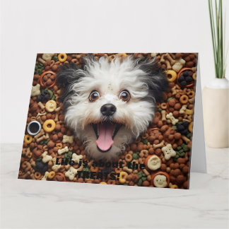 La vie est faite de friandises Carte de vœux