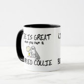 La vie est grande tasse barbue de colley (Devant gauche)