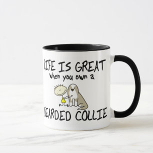 La vie est grande tasse barbue de colley (le faon)