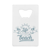 La vie est meilleure à la plage (Dos)