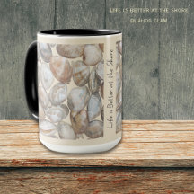 La vie est meilleure à la tasse côtière des palour