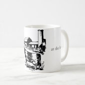 La vie est meilleure à la tasse de café de ferme (Devant droit)