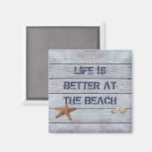 La vie est meilleure au Beach Magnet (Recto/Verso)