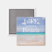 La vie est meilleure au Beach Magnet (Recto/Verso)