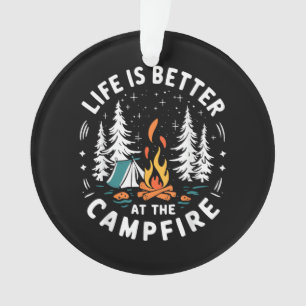 La vie est meilleure au feu de camp drôle de campi