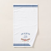 La Vie Est Meilleure Au Lac Nautique (Serviette à main)