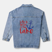 La vie est meilleure au Lake Denim Jacket (Verso)