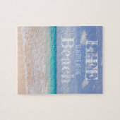 La vie est meilleure au puzzle de la plage (Horizontal)