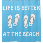 La vie est meilleure au rideau en douche de (Devant)