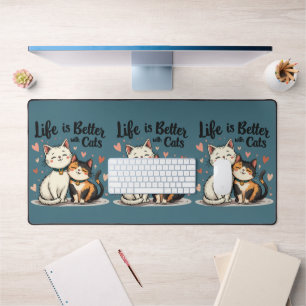 La vie est meilleure avec des chats esthétique de