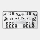 La vie est meilleure avec les abeilles miel cool a (Clavier et souris)