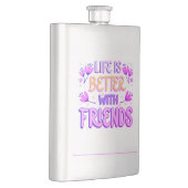 La vie est meilleure avec les amis | Flasque class (Droite)