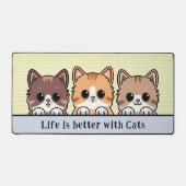 La vie est meilleure avec les chats - Cute Kittens (Recto)