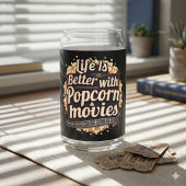 La vie est meilleure avec un design rétro Popcorn 