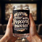 La vie est meilleure avec un design rétro Popcorn 