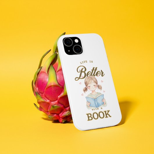 La vie est meilleure avec un étui pour iPhone Book
