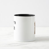 La vie est meilleure avec un mug à café doré (Centre)
