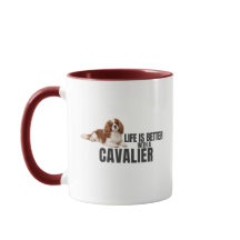 La vie est meilleure avec un mug Cavalier