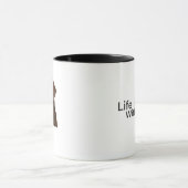La vie est meilleure avec un mug pour amateur de L (Centre)