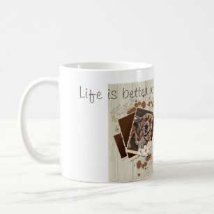 La vie est meilleure avec une tasse à café beagle
