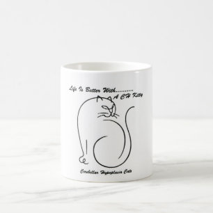 La vie est meilleure avec une tasse de café de ch